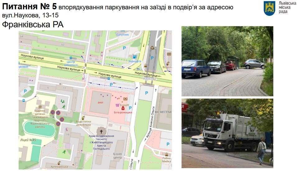 Фото 3: У&nbsp;Львові та&nbsp;Брюховичах впорядкують паркування і рух на&nbsp;шести локаціях: рішення комісії з&nbsp;безпеки дорожнього руху