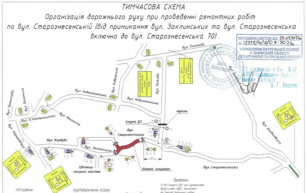 Фото 1: Підключатимуть каналізаційну мережу: на вулиці Старознесенській тимчасово перекриють рух транспорту