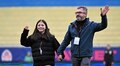 Яна Степаненко виконала перший символічний удар у футбольному матчі «Шахтар» – «Зоря» (відео)