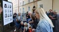 На вул. Стрийській вшанували загиблих після ракетного обстрілу 6 липня 2023 року