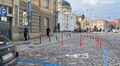 Для безперешкодного руху трамваїв на розі вулиць Руська-Підвальна встановили делініатори