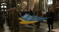 Над вежею львівської Ратуші урочисто підняли національний прапор