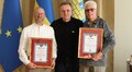 Мер Львова вручив подяки американським військовим лікарям, які допомагають і навчають українських колег