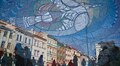 До Львова привезли відтворену мозаїку «Боривітер»