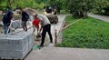 У сквері біля ліцею №46 облаштовують простір пам'ять полеглого захисника Івана Тимціва