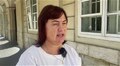 З будинку на вул. Валовій промислові альпіністи зняли аварійні відшарування штукатурки