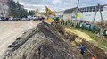 На вул. Бескидській розпочинають підготовку для влаштування дорожнього полотна
