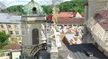 На фасаді храму Пресвятої Євхаристії (Домініканський собор) відреставрували 4 скульптури і чашу