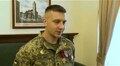 25-літній Герой України Юрій Жуковець подарував Львову кулю, якою росіяни намагались його вбити