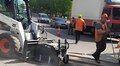 На вул. Левандівській на замовлення Укрзалізниці проводять ремонтні роботи на залізничних переїздах
