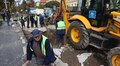 На вул. Яніса Райніса проводять заміну водопровідних труб: на тиждень вулицю перекрили для проїзду транспорту (УТОЧНЕНО)