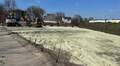 Будівництва нового шляхопроводу на Рясне: підрядник завершив влаштування конструктивних шарів і монтує фундаментні блоки