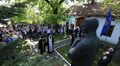 Місто допомагає облаштовувати територію музею ім. Є. Коновальця у Зашкові: передали 50 м² міської бруківки