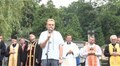Над Монументом Січовому Стрілецтву підняли синьо-жовтий стяг 