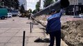 На вул. Зеленій триває заміна однієї з найбільш аварійних ділянок магістрального водопроводу