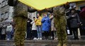 Сотні львів’ян у центрі міста урочисто заспівали Гімн України