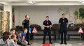 До дітей у модульне містечко на Сихові завітали шкільні офіцери поліції: говорили про безпеку руху
