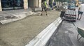 У Львові вперше встановлюють кассельські бордюри: на зупинці на пр. Чорновола, 39-41 облаштовують безбар’єрний простір (відео)