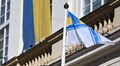 День українського прапора на Чорному морі: в центрі Львова замайорів Військово-Морський Прапор ЗСУ (відео)
