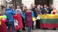 У Львові відбулась громадська акція «Вітаю Литву!»