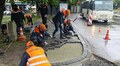 На вул. Мазепи ремонтують тротуар, що веде до зупинки громадського транспорту: вона стане доступнішою