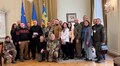 До Ратуші завітали військові письменники, які приїхали на форум до Львова