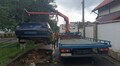 У Винниках з вулиці забрали покинуту автівку, яка стояла там понад 5 років