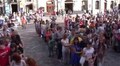 Флеш-моб "за мир" в рамках "Ночі у Львові"