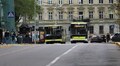 На вул. Шота Руставелі ліквідовують ямковість на одній смузі: тролейбуси №№24, 25 та 31 тимчасово змінюють маршрути