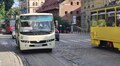 На час ремонтних робіт перед обласним онкоцентром автобус №57 змінив кінцеву зупинку