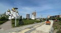 Біля церкви Різдва Пресвятої Богородиці на Сихові ремонтують тротуар та облаштовують велодоріжку
