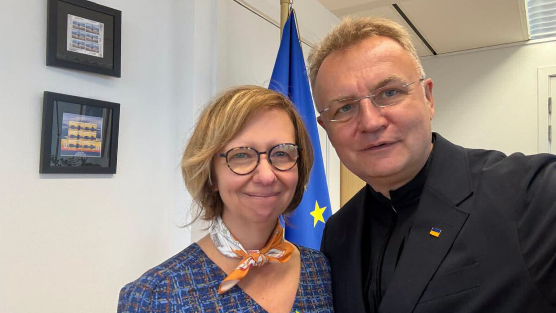 Садовий у Брюсселі домагається продовження євроколії до вокзалу Львова
