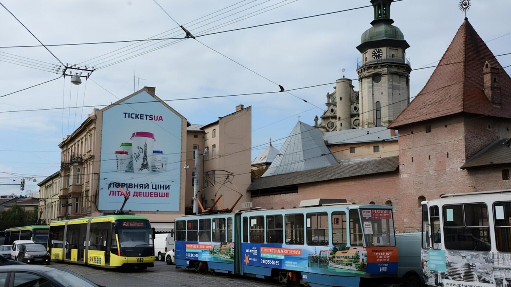 Ремонт трамвайної колії на площі Митній: як це вплине на рух транспорту у Львові