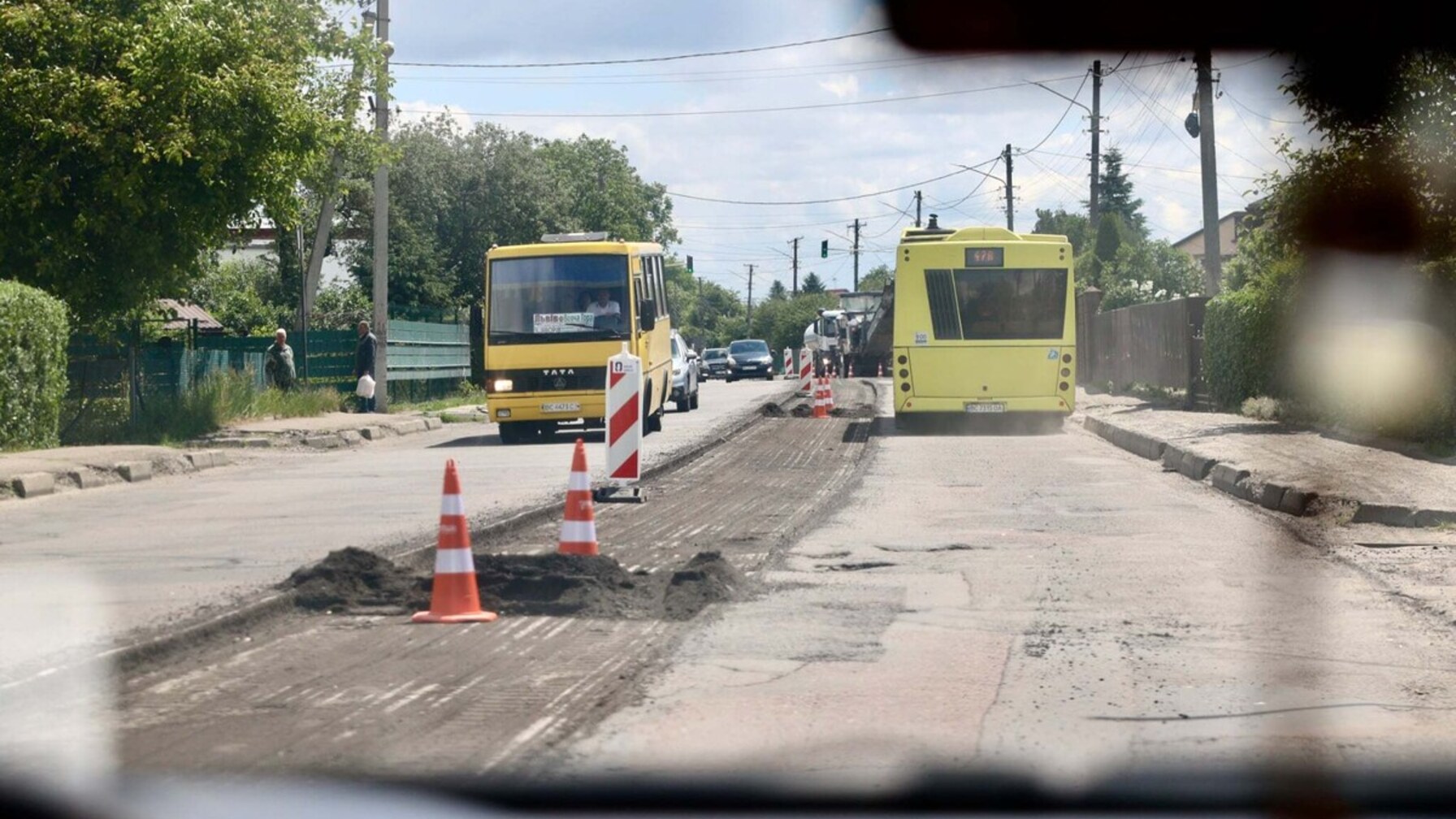 Фінішний асфальт на вулиці Шевченка у Львові: як перекриють рух і куди поїдуть автобуси цих вихідних