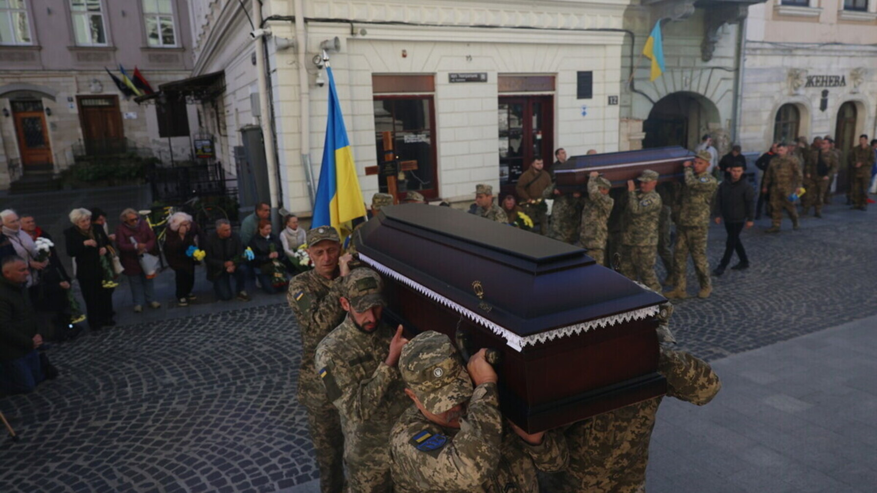 Львів проведе в останню путь трьох захисників України: Кудя, Ольховика і Митника