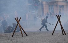 Фото 3: Андрій Садовий у Чорткові зустрівся з мером та взяв участь у відкритті реконструкції бою «Чортківська офензива»
