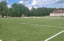 Фото 1: Забудовник реконструює спортивний майданчик 32-ї школи
