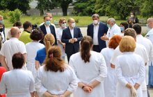 Фото 18: Медики 8-ї міської лікарні Львова поспілкувались з міністром охорони здоров’я України