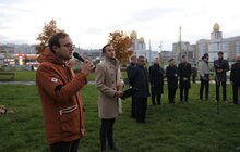 Фото 3: У Львові відбулась Стрілецька ватра на площі перед культурно-освітнім центром ім. О. Довженка