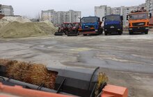 Фото 11: ШРП Львова вже завантажили піскорозкидувачі і готові оперативно посипати вулиці