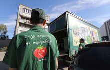 Фото 9: Органіку з майданчиків Львівспецкомунтрансу забирає спеціальний сміттєвоз