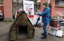 Фото 7: У Львові відбулась акція «Російське консульство – пам'ятник мародерству»