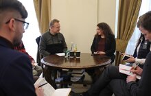 Фото 2: Мер Львова Андрій Садовий зустрівся з Манал Фоуані
