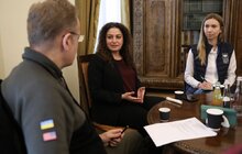Фото 4: Мер Львова Андрій Садовий зустрівся з Манал Фоуані