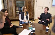 Фото 7: Мер Львова Андрій Садовий зустрівся з Манал Фоуані