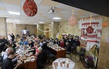 Фото 19: У Львові у прихистках для переселенців провели спільні великодні сніданки
