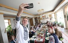 Фото 8: Львів’яни та українці, які втекли від війни до нашого міста, спільно відсвяткували Великдень 