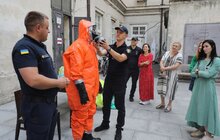 Фото 11: Що робити у разі виникнення ядерної, хімічної чи біологічної атаки: у Львові стартували навчання від львівських рятувальників