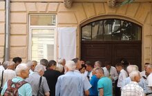 Фото 2: Сьогодні у Львові відкрили пам’ятну дошку відомому дисиденту, політв’язню, одному з керівників Української Гельсинської групи Михайлу Гориню