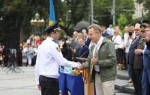 Фото 21: У Львові відбулись урочистості з нагоди Дня поліції та посвячення в захисники правопорядку випускників університету внутрішніх справ
